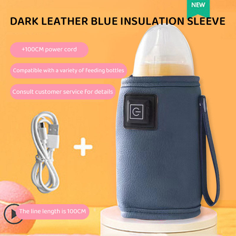 Usb Milk Bottle Insulation Cover, Outdoor Portable Heating, Universal Warming Cover for Children, Constant Temperature Heating