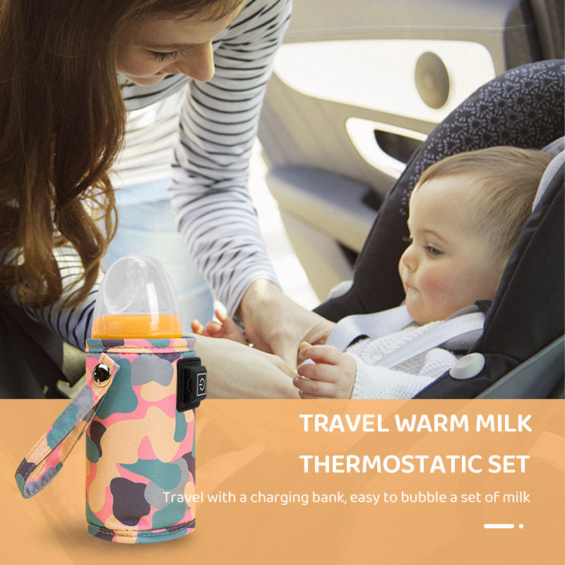 Usb Milk Bottle Insulation Cover, Outdoor Portable Heating, Universal Warming Cover for Children, Constant Temperature Heating