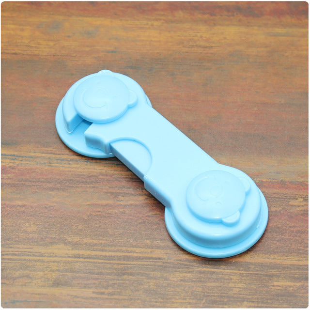 5pc/lot Plastic Cabinet Lock Child Safety Baby Protection From Children Safe Locks for Refrigerators Baby Security Drawer Latches