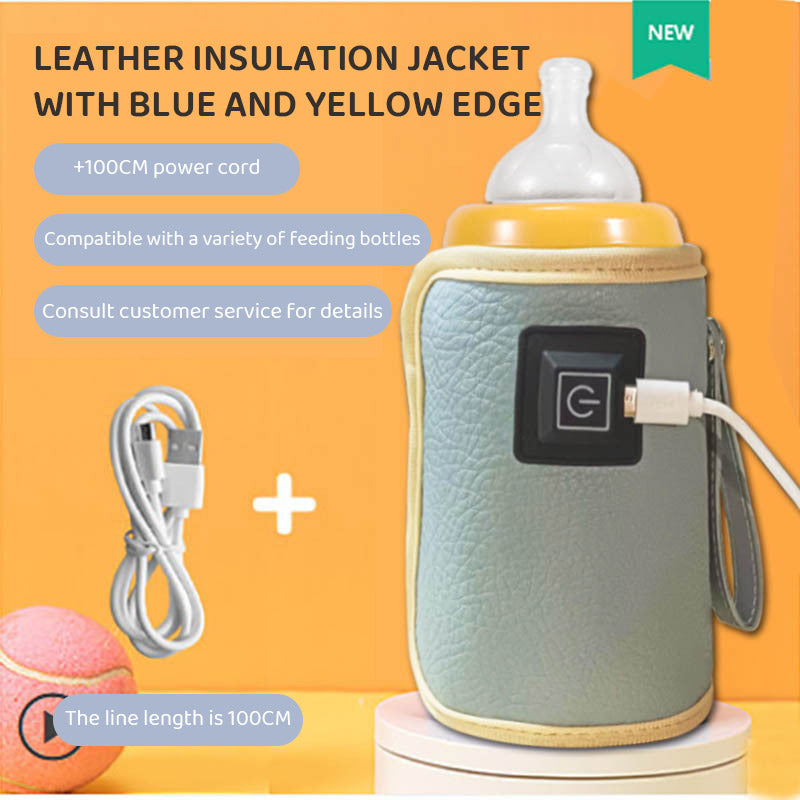 Usb Milk Bottle Insulation Cover, Outdoor Portable Heating, Universal Warming Cover for Children, Constant Temperature Heating