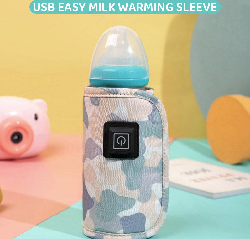 Usb Milk Bottle Insulation Cover, Outdoor Portable Heating, Universal Warming Cover for Children, Constant Temperature Heating